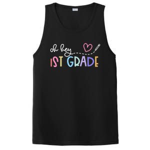 Back To School Oh Hey 1st Grade Teachers PosiCharge Competitor Tank