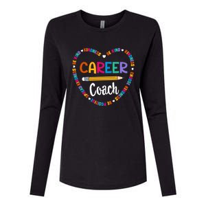 Back To School Tee Career Coach Teacher Counselor Squad Meaningful Gift Womens Cotton Relaxed Long Sleeve T-Shirt