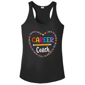 Back To School Tee Career Coach Teacher Counselor Squad Meaningful Gift Ladies PosiCharge Competitor Racerback Tank