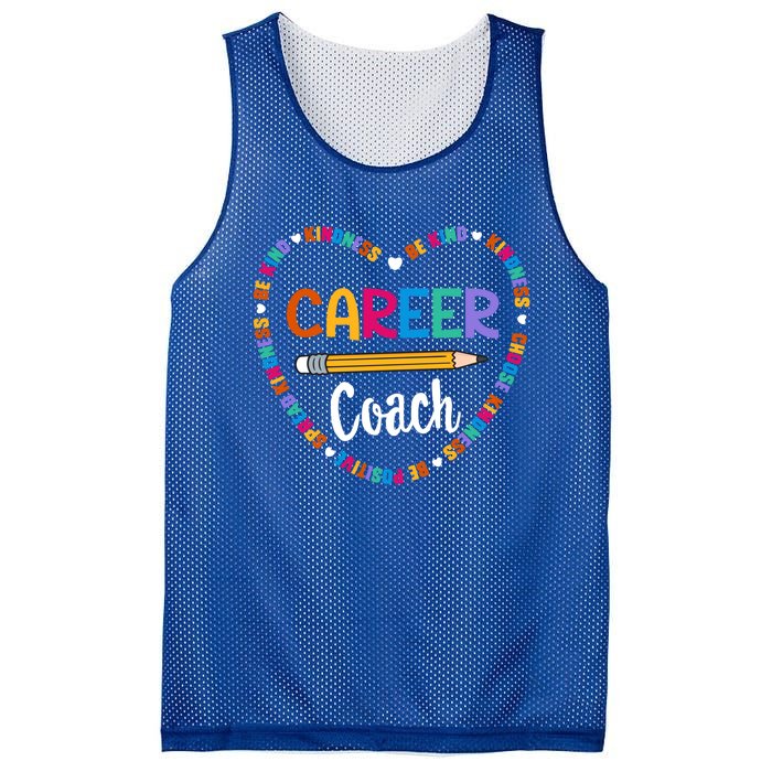 Back To School Tee Career Coach Teacher Counselor Squad Meaningful Gift Mesh Reversible Basketball Jersey Tank