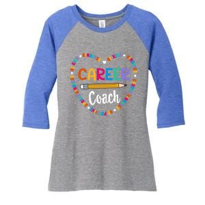 Back To School Tee Career Coach Teacher Counselor Squad Meaningful Gift Women's Tri-Blend 3/4-Sleeve Raglan Shirt