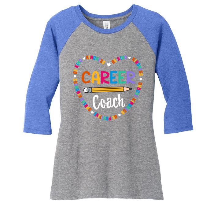 Back To School Tee Career Coach Teacher Counselor Squad Meaningful Gift Women's Tri-Blend 3/4-Sleeve Raglan Shirt