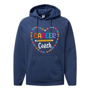 Back To School Tee Career Coach Teacher Counselor Squad Meaningful Gift Performance Fleece Hoodie