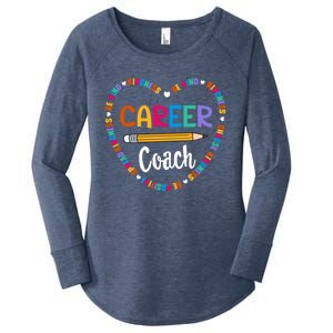 Back To School Tee Career Coach Teacher Counselor Squad Meaningful Gift Women's Perfect Tri Tunic Long Sleeve Shirt