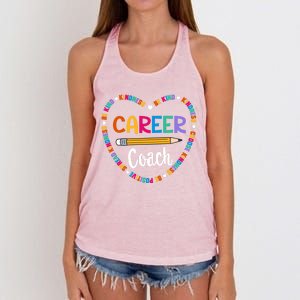 Back To School Tee Career Coach Teacher Counselor Squad Meaningful Gift Women's Knotted Racerback Tank