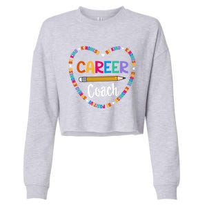 Back To School Tee Career Coach Teacher Counselor Squad Meaningful Gift Cropped Pullover Crew