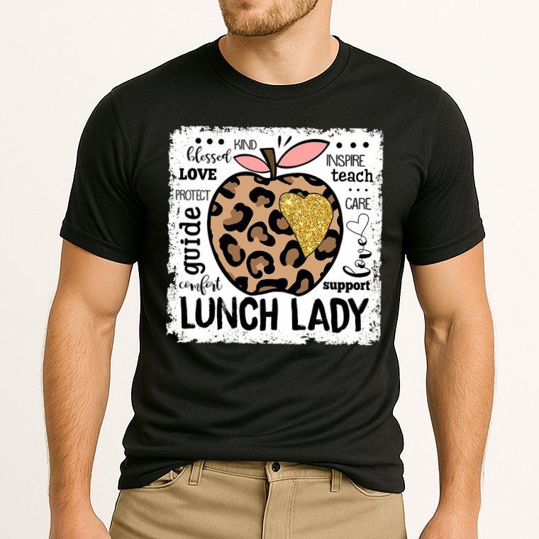 Back To School Teach Love Inspire Lunch Lady Cooling Performance Crew T-Shirt