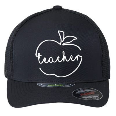 Back To School Teacher Children Flexfit Unipanel Trucker Cap