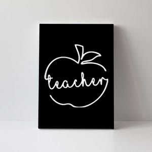 Back To School Teacher Children Canvas