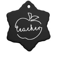 Back To School Teacher Children Ceramic Star Ornament