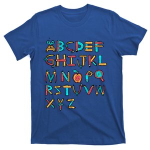 Back To School Alphabet Kindergarten Teacher Cool Gift T-Shirt