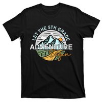 Back To School Let The 5th Grade Adventure Begin Fifth Grade T-Shirt