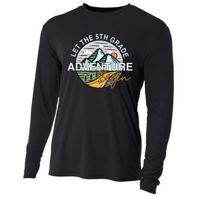 Back To School Let The 5th Grade Adventure Begin Fifth Grade Cooling Performance Long Sleeve Crew