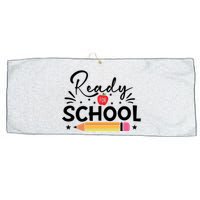 Back To School Readiness Graphic Large Microfiber Waffle Golf Towel