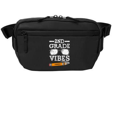 Back To School 2nd Grade Vibes Glasses Pencil First Day Teacher Crossbody Pack