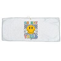 Back To School Oh Hey Third Grade Retro Teacher Student Large Microfiber Waffle Golf Towel