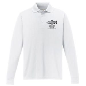 Born To Swim Ocean Is A Fuck Performance Long Sleeve Polo