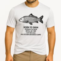 Born To Swim Ocean Is A Fuck Cooling Performance Crew T-Shirt