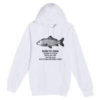 Born To Swim Ocean Is A Fuck Premium Pullover Hoodie