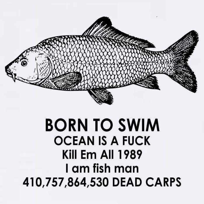 Born To Swim Ocean Is A Fuck Baby Bodysuit