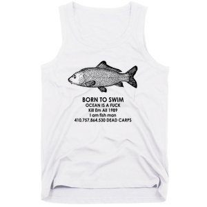 Born To Swim Ocean Is A Fuck Tank Top