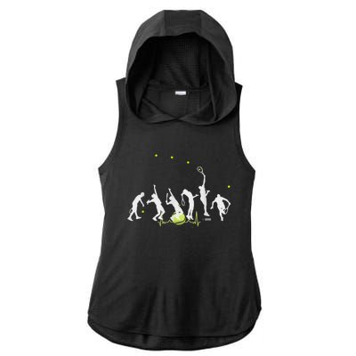 Big Tennis Serve Soft Serve Tennis Tennis Ball Pulse Ladies PosiCharge Tri-Blend Wicking Draft Hoodie Tank