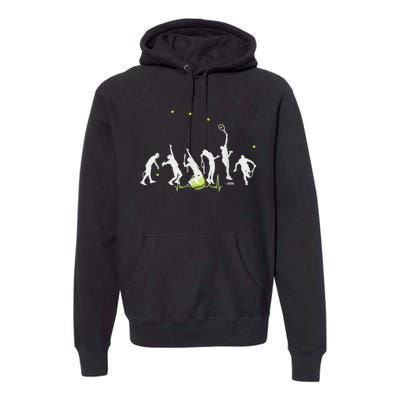 Big Tennis Serve Soft Serve Tennis Tennis Ball Pulse Premium Hoodie