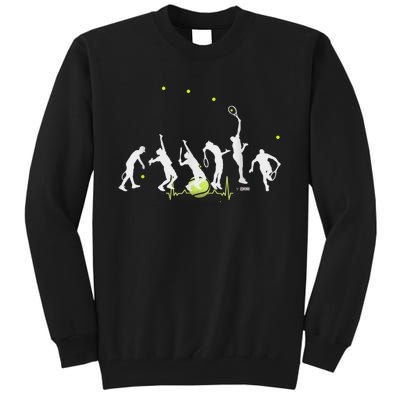 Big Tennis Serve Soft Serve Tennis Tennis Ball Pulse Tall Sweatshirt