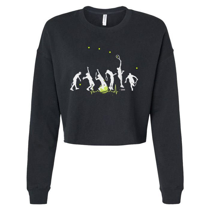 Big Tennis Serve Soft Serve Tennis Tennis Ball Pulse Cropped Pullover Crew