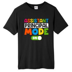 Back To School Assistant Principal Mode On Tall Fusion ChromaSoft Performance T-Shirt