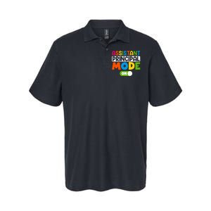 Back To School Assistant Principal Mode On Softstyle Adult Sport Polo