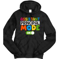 Back To School Assistant Principal Mode On Tie Dye Hoodie