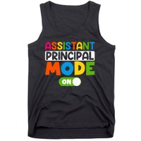 Back To School Assistant Principal Mode On Tank Top