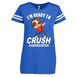 Back To School Im Ready To Crush Kindergarten Gift Enza Ladies Jersey Football T-Shirt