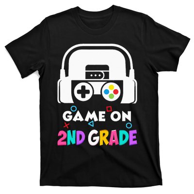 Back To School Game On 2nd Grade Funny Gamer Kids T-Shirt