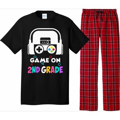 Back To School Game On 2nd Grade Funny Gamer Kids Pajama Set