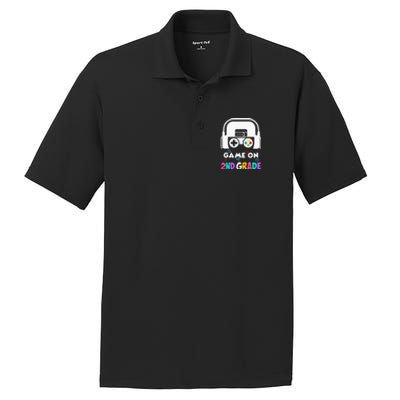 Back To School Game On 2nd Grade Funny Gamer Kids PosiCharge RacerMesh Polo