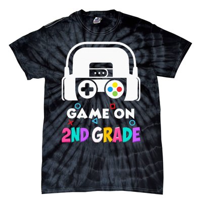 Back To School Game On 2nd Grade Funny Gamer Kids Tie-Dye T-Shirt