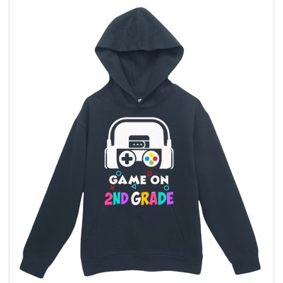 Back To School Game On 2nd Grade Funny Gamer Kids Urban Pullover Hoodie