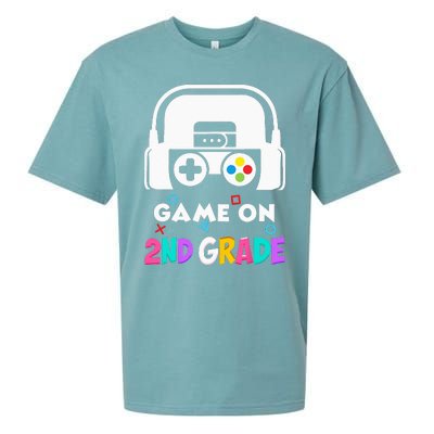 Back To School Game On 2nd Grade Funny Gamer Kids Sueded Cloud Jersey T-Shirt