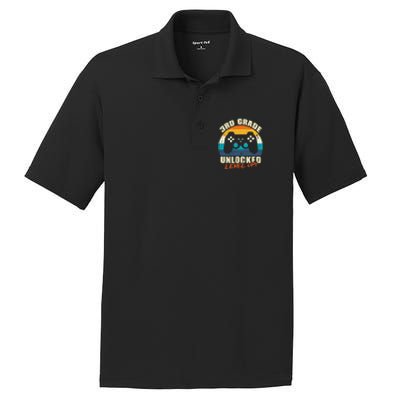 Back To School 3rd Grade Unlocked Level Up Gamer PosiCharge RacerMesh Polo