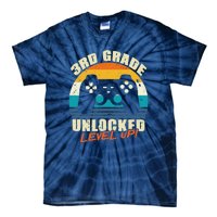 Back To School 3rd Grade Unlocked Level Up Gamer Tie-Dye T-Shirt