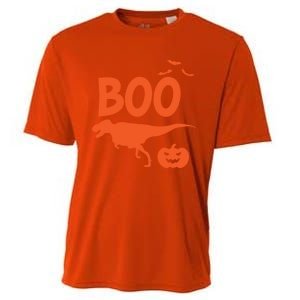 Boo Trex Spooky Halloween Dinosaur Gift Cooling Performance Crew T-Shirt