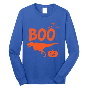 Boo Trex Spooky Halloween Dinosaur Gift Long Sleeve Shirt