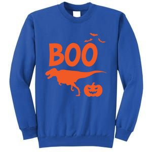 Boo Trex Spooky Halloween Dinosaur Gift Tall Sweatshirt