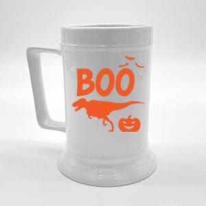 Boo Trex Spooky Halloween Dinosaur Gift Beer Stein