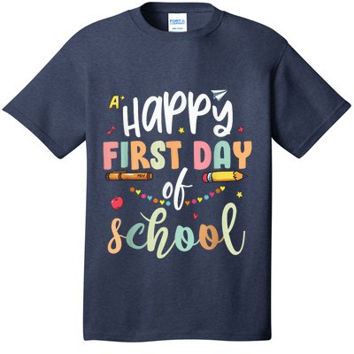 Back to School Happy First Day of School Teacher Student Kid T-Shirt