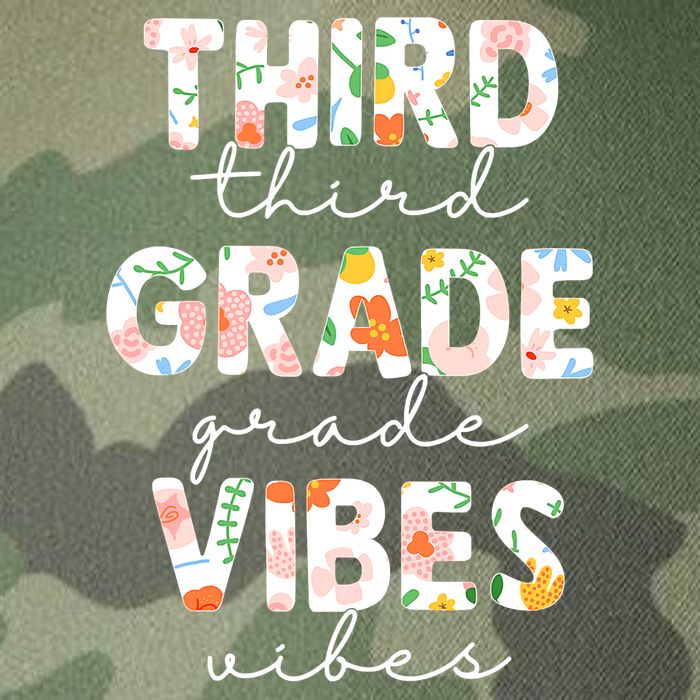 Back To School Third Grade Vibes First Day Teacher Legacy Tie Dye Trucker Hat