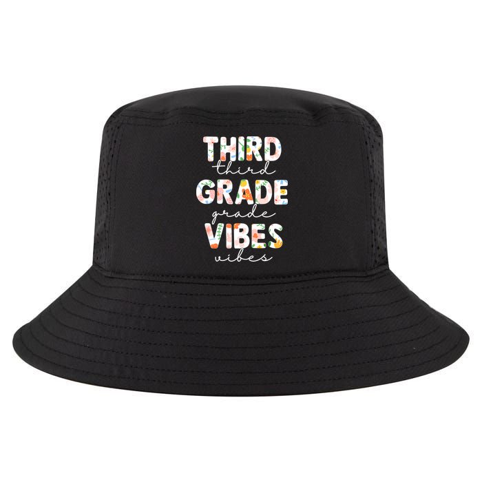 Back To School Third Grade Vibes First Day Teacher Cool Comfort Performance Bucket Hat