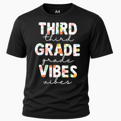 Back To School Third Grade Vibes First Day Teacher Performance Shirt